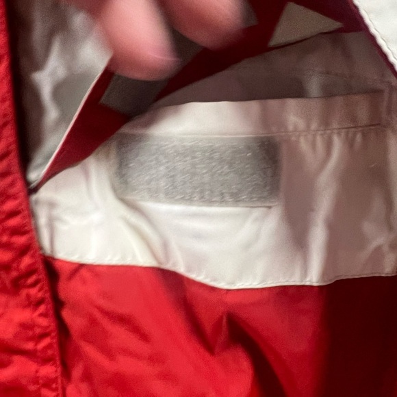 Y2K vintage Limelight Ski Jacket Shell Red and White Sz M - Picture 7 of 15